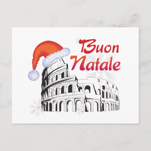 Roma Buon Natale Feestdagenkaart (Voorkant)
