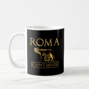 Roma Caput Mundi Oude Rome Romeinse geschiedenis Koffiemok