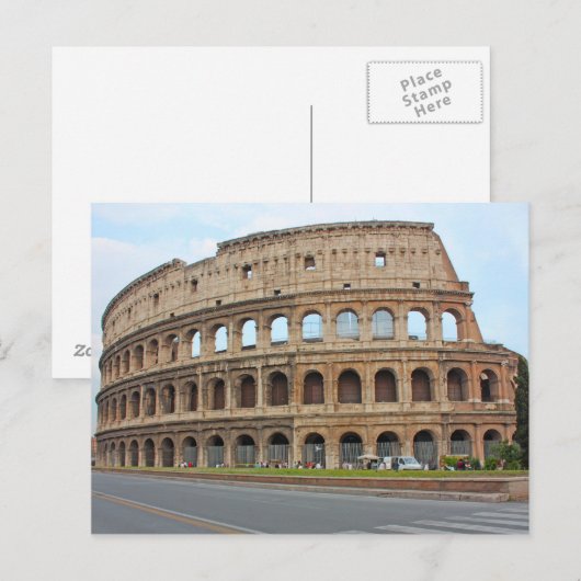 Roma-coliseum Briefkaart (Voorkant / Achterkant)