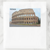 Roma-coliseum Rechthoekige Sticker (Tas)