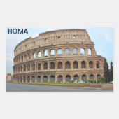 Roma-coliseum Rechthoekige Sticker (Voorkant)
