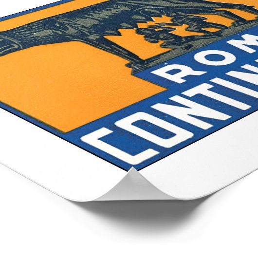 Roma Continentale Poster (Hoek)