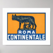 Roma Continentale Poster (Voorkant)