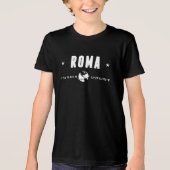 Roma Coördinaten met Witte Globe Tri-Blend Shirt (Voorkant)