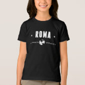 Roma Coördinaten met Witte Globe Tri-Blend Shirt (Voorkant)