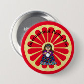 Roma Day Gypsy Fortune Teller Button (Voorkant /achterkant)