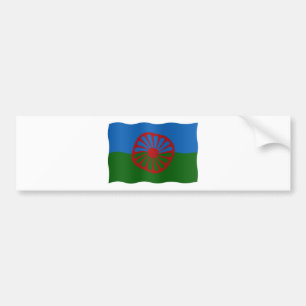 Roma flag bumpersticker