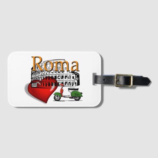 Roma in my Heart Bagagelabel (Voorkant (horizontaal))