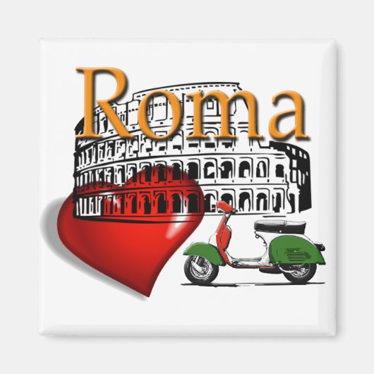 Roma in my Heart Magneet (Voorkant)
