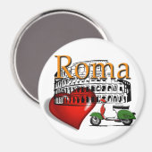 Roma in my heart magnet (Voorkant / Achterkant)