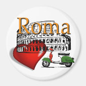 Roma in my heart magnet (Voorkant)