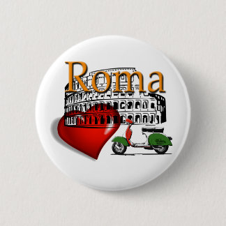 Roma in my Heart Ronde Button 5,7 Cm