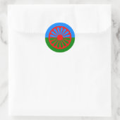 Roma, India Ronde Sticker (Tas)