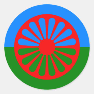 Roma, India Ronde Sticker