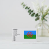 Roma, India Visitekaartje (Staand voorkant)