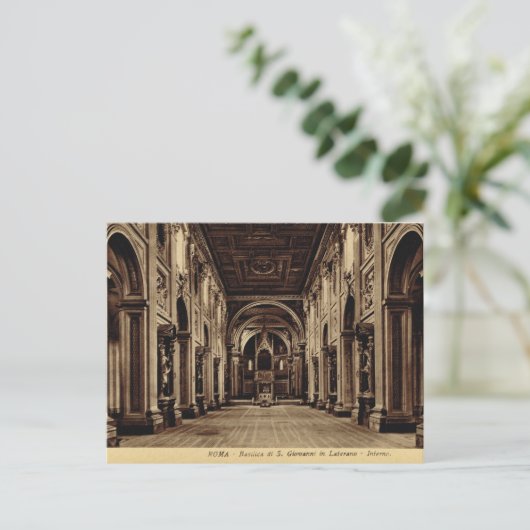 Roma, Inside St. John in Lateran Briefkaart (Staand voorkant)