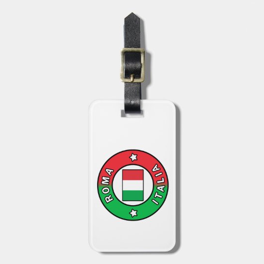 Roma Italia Bagagelabel (Voorkant verticaal)