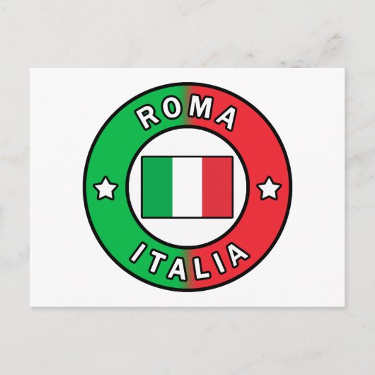 Roma Italia Briefkaart (Voorkant)