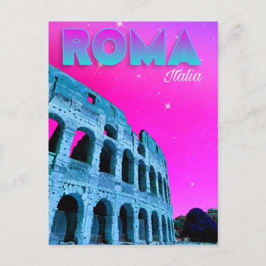 Roma, Italia - Rome, Italy - Colosseum Postcard Briefkaart (Voorkant)