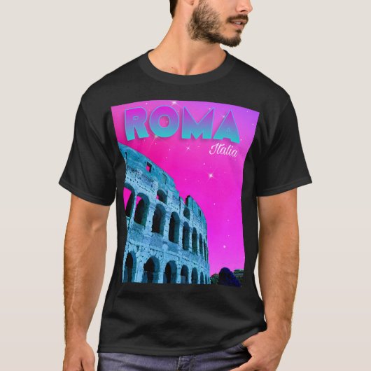 Roma Italia - Rome Italy - Colosseum T-shirt (Voorkant)
