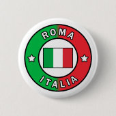 Roma Italia Ronde Button 5,7 Cm (Voorkant)