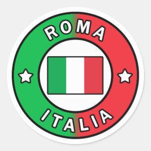 Roma Italia Ronde Sticker