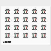 Roma Italia Ronde Sticker (Vel)