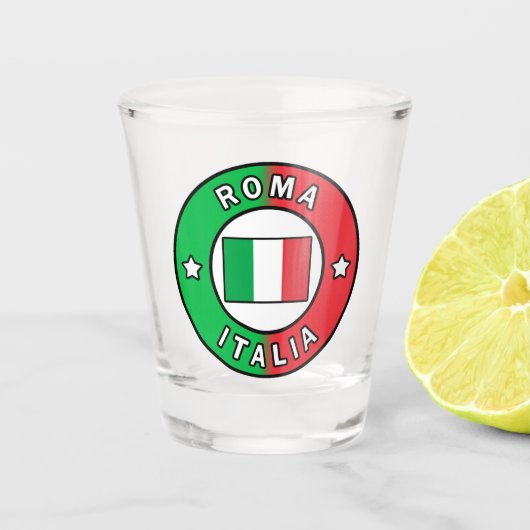 Roma Italia Shot Glas (Voorkant)