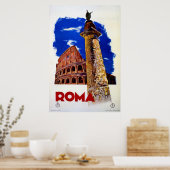 Roma Italiaanse reis Rome Poster (Keuken)