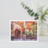 ROMA, ITALIË BRIEFKAART (Staand voorkant)