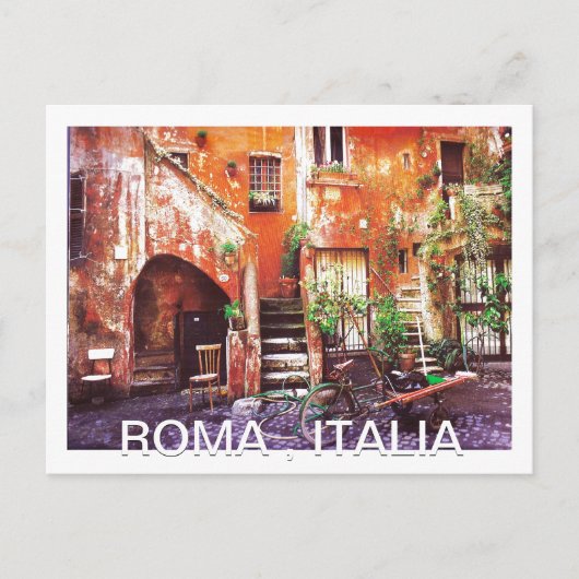 ROMA, ITALIË BRIEFKAART (Voorkant)