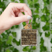 Roma, Italië kunst Sleutelhanger (Hand)