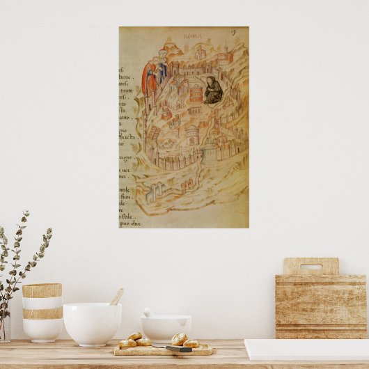 Roma La Veuve Poster (Keuken)