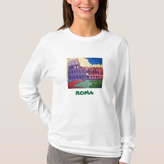 ROMA Lange hoes T-shirt (Voorkant)