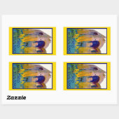 Roma ~ Mercato di Traiano Rechthoekige Sticker (Vel)