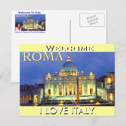 ROMA (MOJISOLA GBADAMOSI OKUBULE) BRIEFKAART (Voorkant / Achterkant)