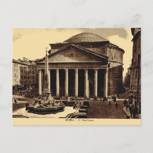 Roma, Pantheon Briefkaart (Voorkant)