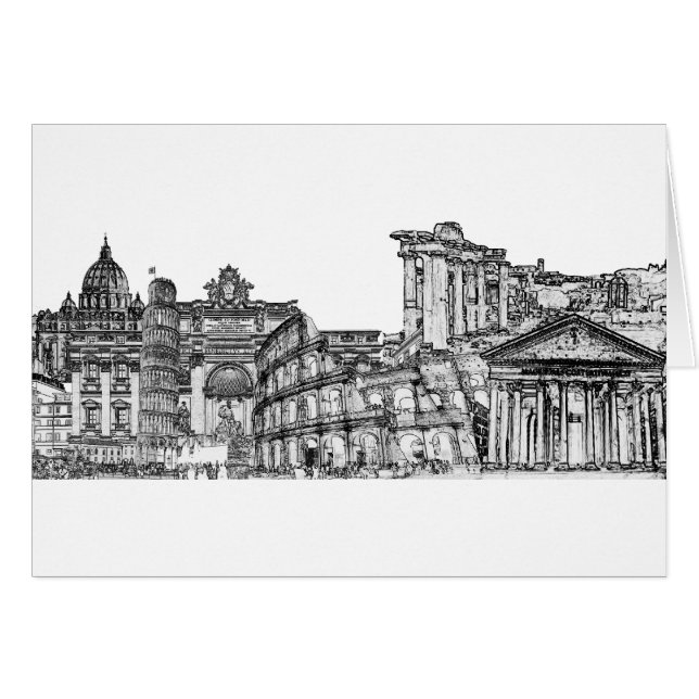 Roma, Rome... reis souvenir cadeaus (Voorkant Horizontaal)