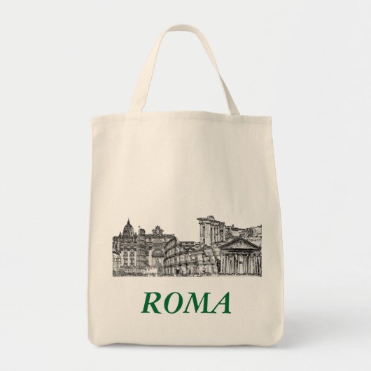 Roma, Rome... reissouvenir geschenken Tote Bag (Voorkant)