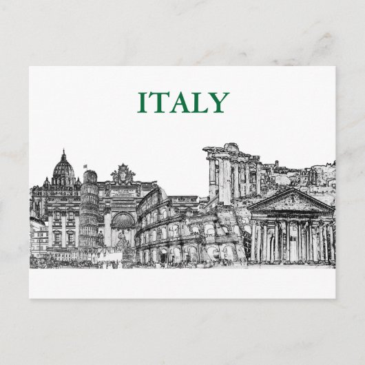 Roma, Rome... reissouvenircadeaus Briefkaart (Voorkant)