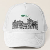 Roma, Rome... reissouvenircadeaus Trucker Pet (Voorkant)