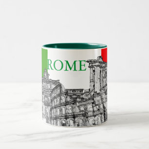 Roma, Rome... reissouvenircadeaus Tweekleurige Koffiemok