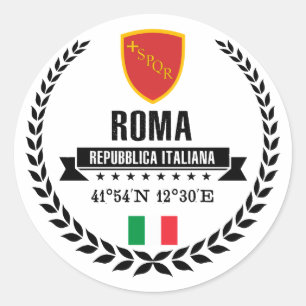 Roma Ronde Sticker