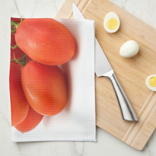 Roma Tomato Theedoek (Quarter Fold)