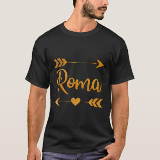 Roma Tx Texas Funny City Home Roots Verenigde Stat T-shirt