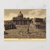 Roma, Vaticaan, Sint-Peter-plein Briefkaart (Voorkant)