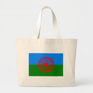 Roma-vlag (Roma-vlag) Grote Tote Bag