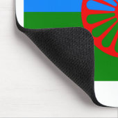 Roma-vlag (Roma-vlag) Muismat (Hoek)