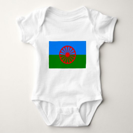Roma-vlag (Roma-vlag) Romper (Voorkant)