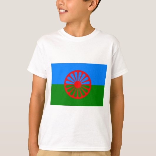 Roma-vlag (Roma-vlag) T-shirt (Voorkant)